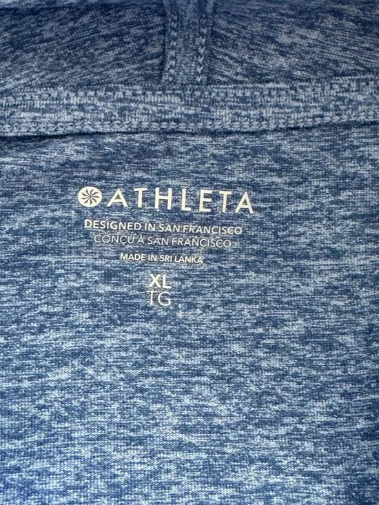 Athleta Blue Lightweight Hoodie – Size XL - Picture 7 of 7